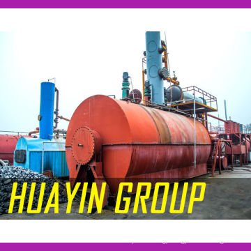 waste engine oil to diesel distillation machine factor china huayin